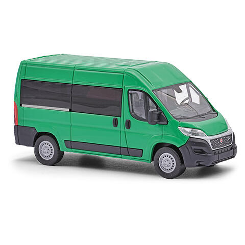 Busch 54651 H0 Fiat Ducato Bus, Grün