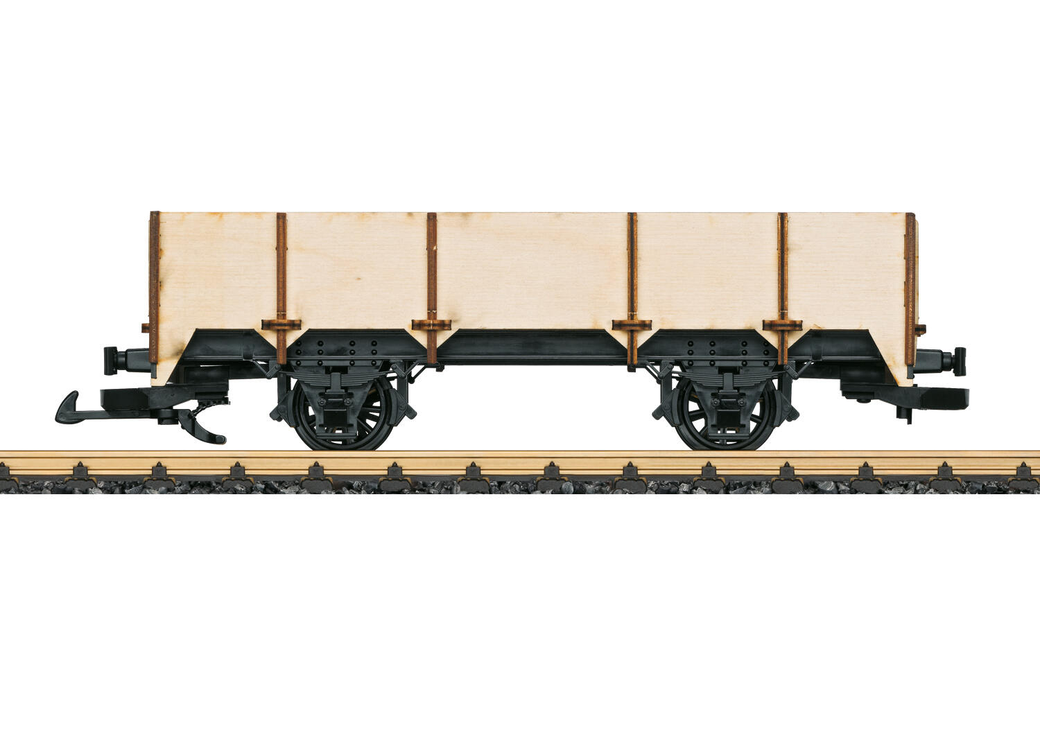 LGB 41035 G Offener Hochbordwagen mit Holzaufbau - Bausatz