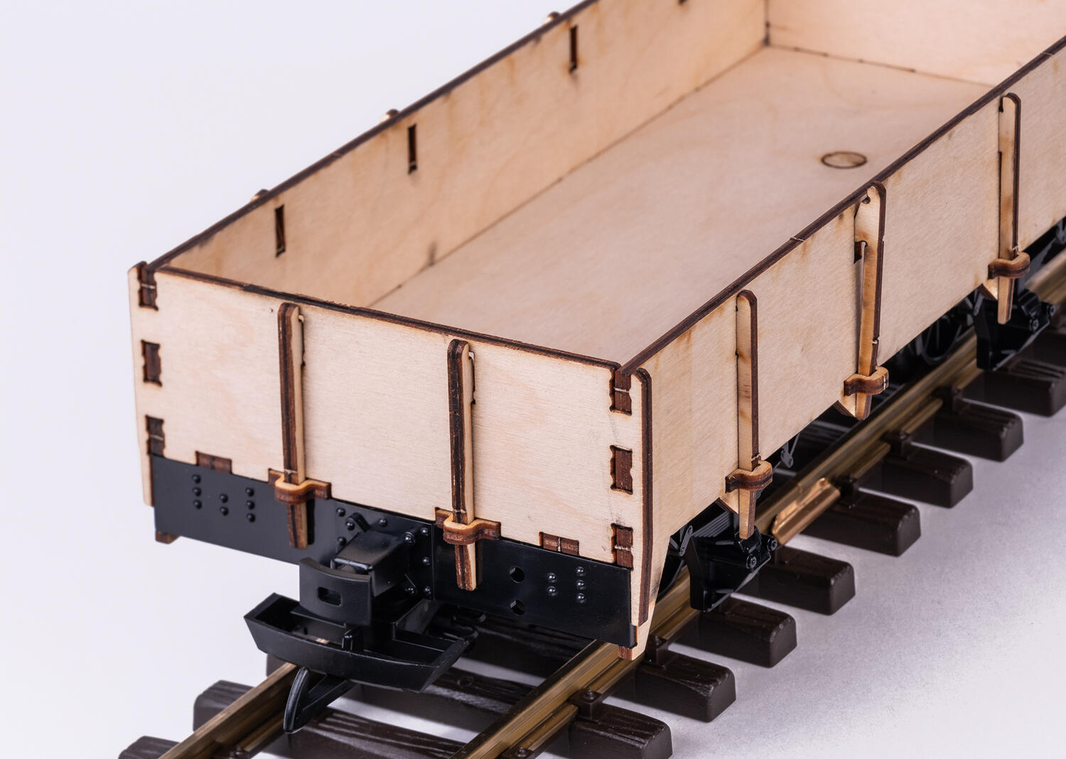 LGB 41035 G Offener Hochbordwagen mit Holzaufbau - Bausatz