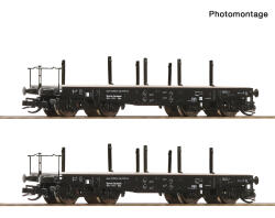 Roco 6680034 TT 2er Set Schwerlastwagen DRG