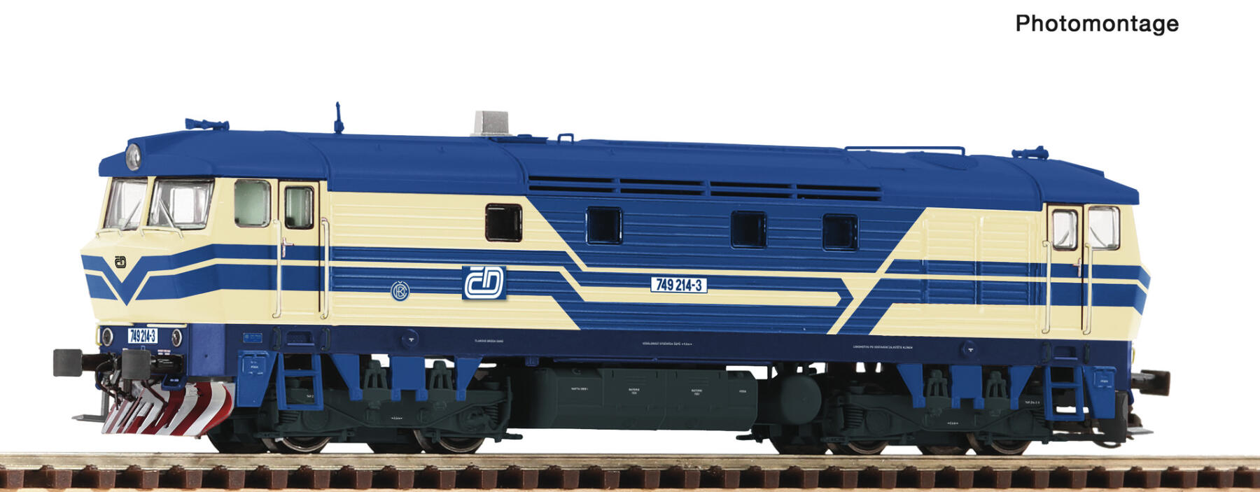 Roco 7390026 TT Diesellokomotive  Rh 749 214 CD - Sound Version