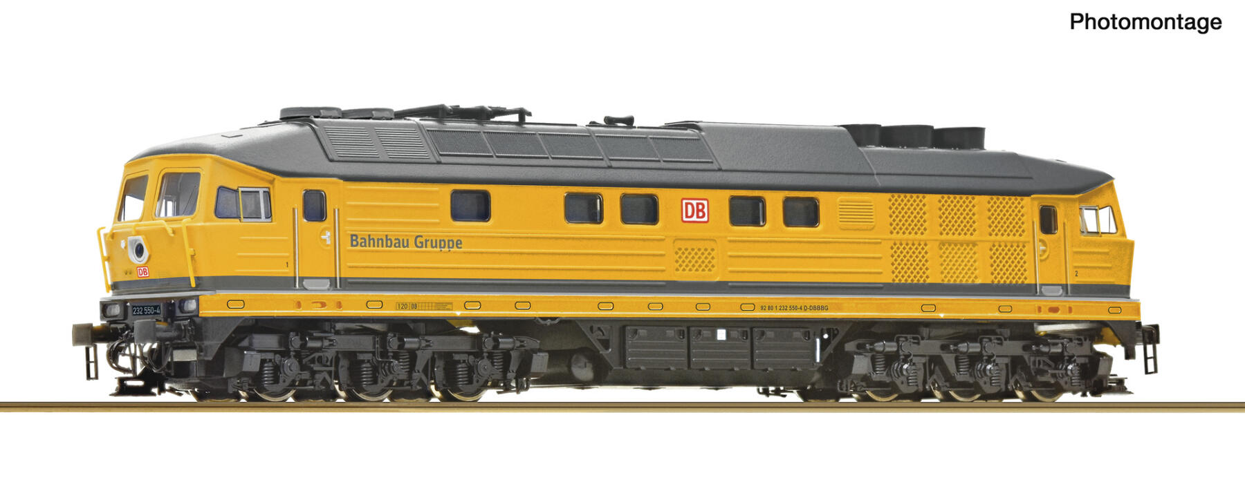 Roco 7390024 TT Diesellokomotive BR 232 DB Bahnbau - Sound Version
