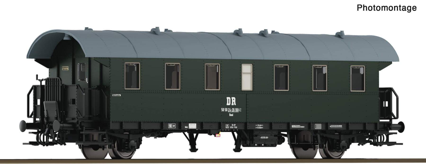 Roco 6280051 TT Personenwagen "Donnerbüchse" Bi 2. Klasse DR #2