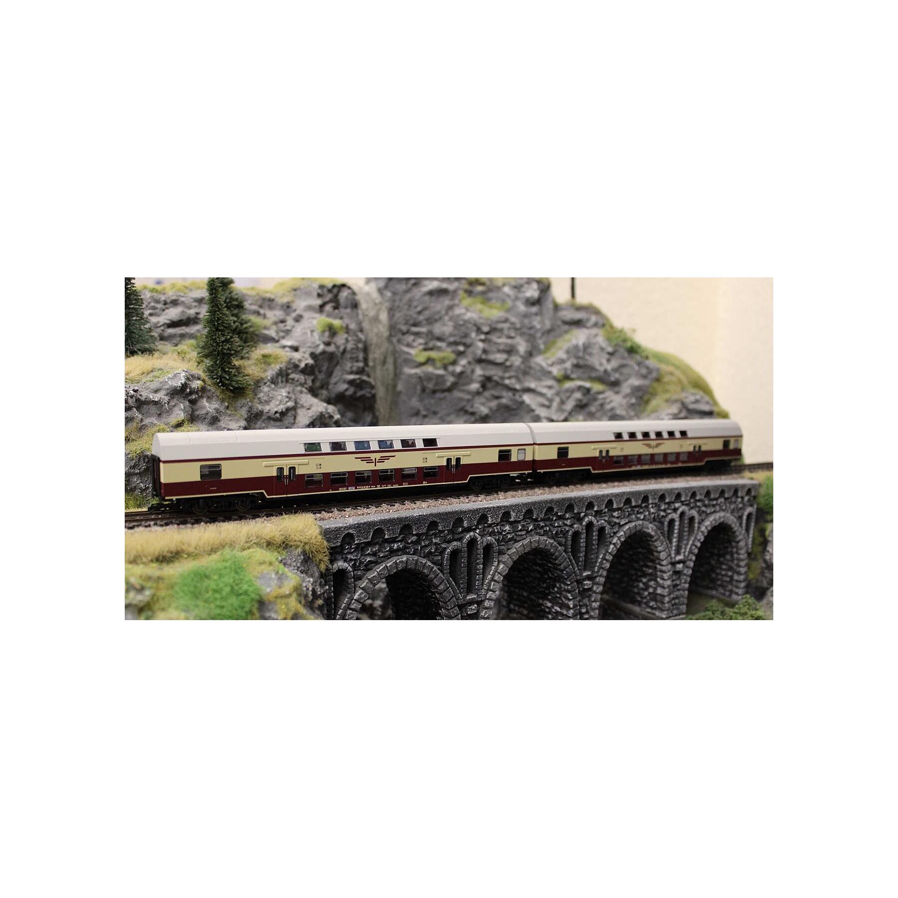 Roco 6280046 TT 2er Set Doppelstock Sputnik DR