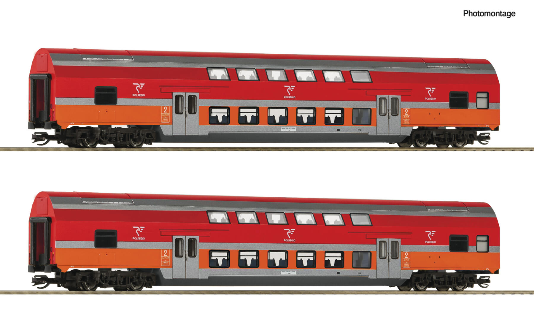 Roco 6280047 TT 2er Set Doppelstock Polregio