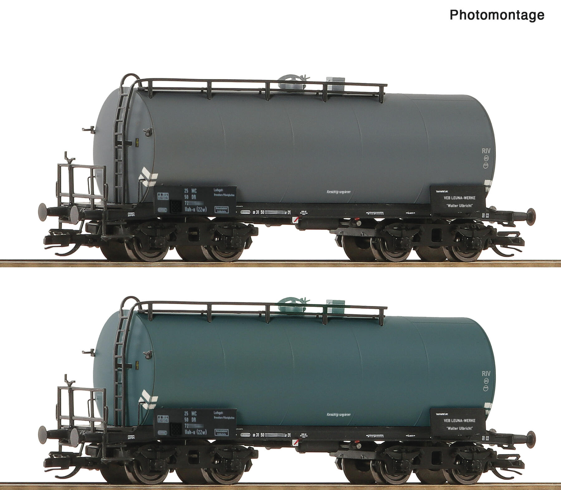 Roco 6680036 TT 2er Set Kesselwagen DR