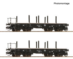 Roco 6680028 TT 2er Set Schwerlastwagen DB