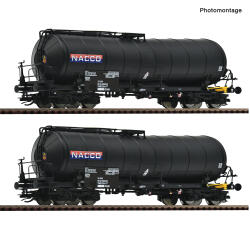 Roco 6680035 TT 2er Set Knickkesselwagen Nacco