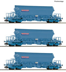 Roco 6680031 TT 3er Set Kaliwagen Nacco