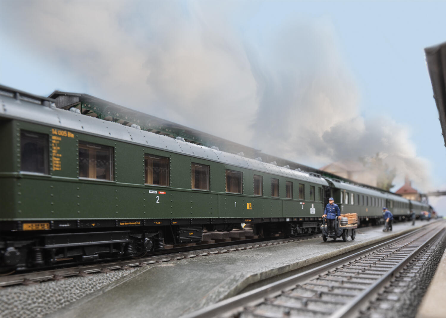 Märklin 42514 H0~ Schnellzugwagen-Set zur Dampflok BR 19.0 "Sachsenstolz"