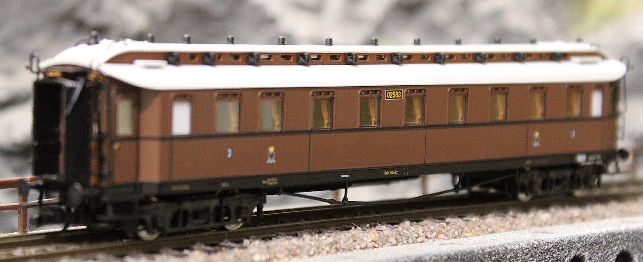 Tillig 01070-3 Reisezugwagen 3. Klasse „Preußischer Schnellzug“ der K.P.E.V.
