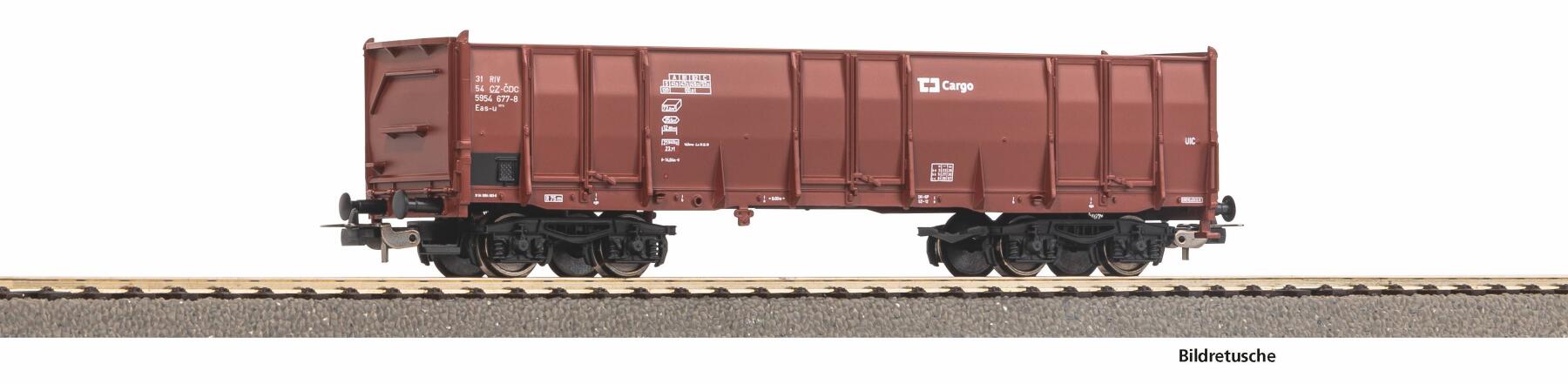 Piko 98553E1 H0 Hochbordwagen Eaos CD Cargo Epoche VI, braun, Betriebsnummer 1