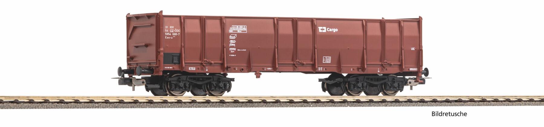 Piko 98553E2 H0 Hochbordwagen Eaos CD Cargo Epoche VI, braun, Betriebsnummer 2