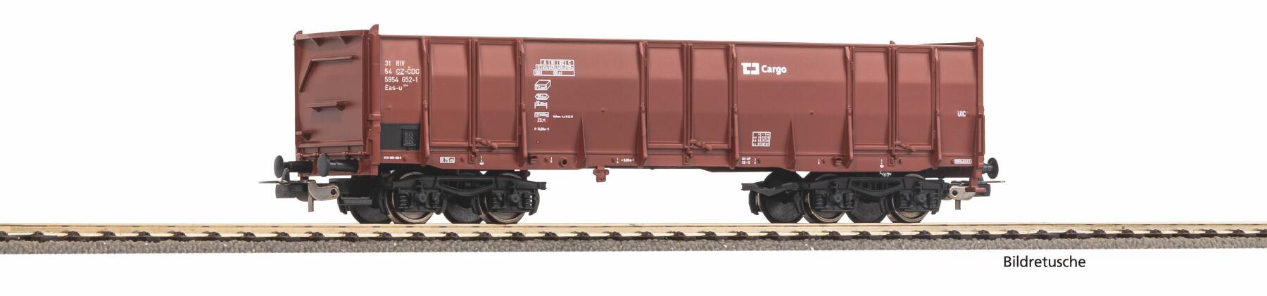 Piko 98553E3 H0 Hochbordwagen Eaos CD Cargo Epoche VI, braun, Betriebsnummer 3