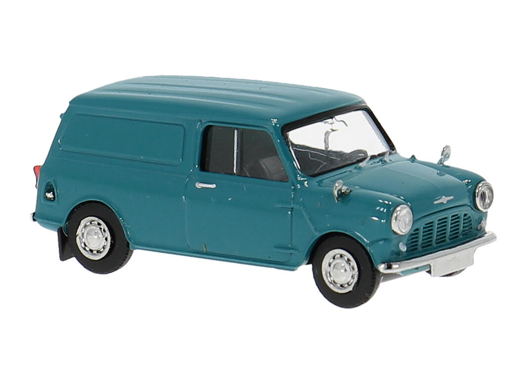 Brekina 15366 H0 Austin Mini Coutryman, blau