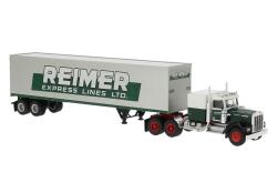 Brekina 86258 H0 Kenworth W 900 Koffer-SZ Reimer