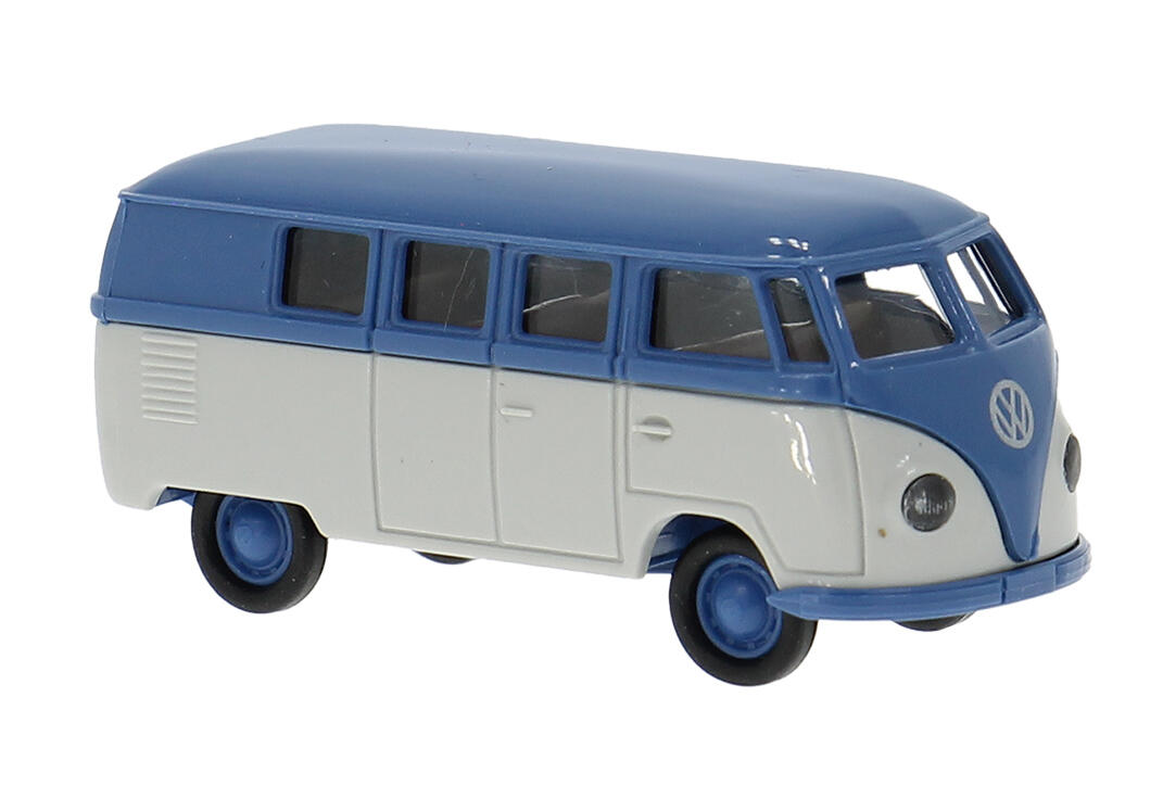 Brekina 31034 H0 VW T1a Kombi grau/blau    -Economy-