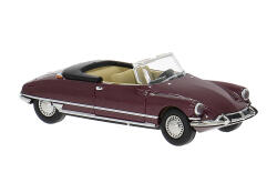 Brekina 14237 H0 Citroen DS Cabrio Chapron offen in rot...