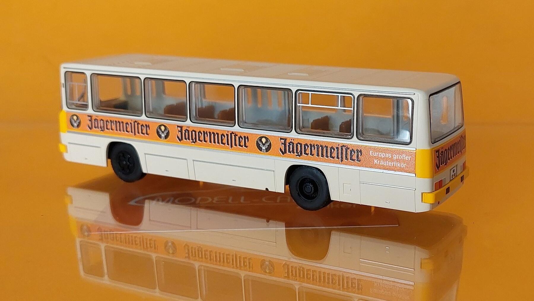 Modell-Car Zenker 03-392 Ikarus 260.02 Stadtbus Halberstadt Jägermeister