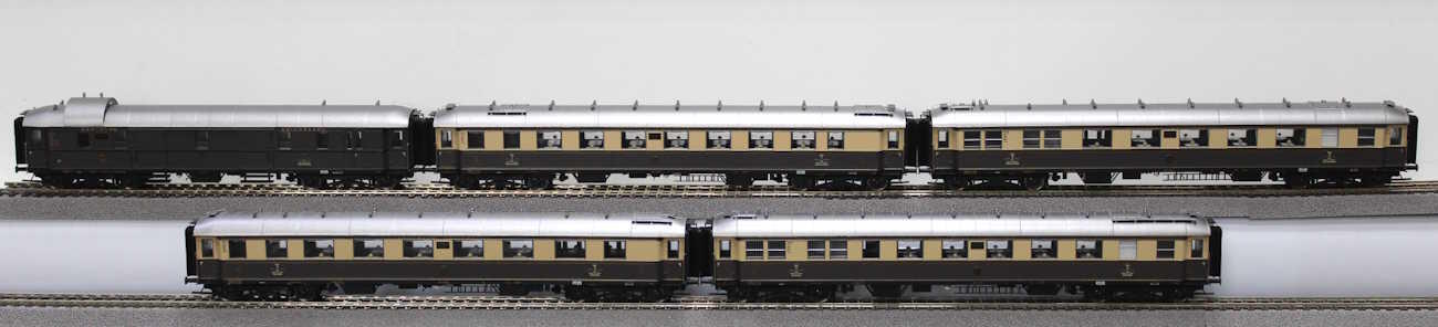 Brawa 50681-2 Rheingold Schnellzugwagen-Set der DRG 5-teilig