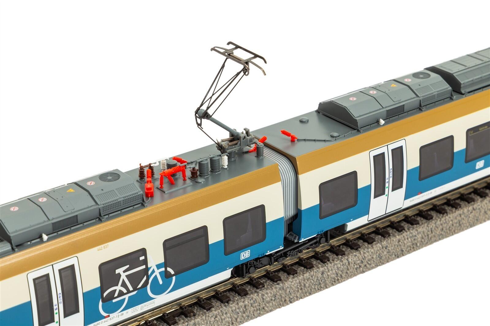 Piko 21824 H0 Elektrotriebzug BR442 "Talent 2" S-Bahn Rostock DB AG VI