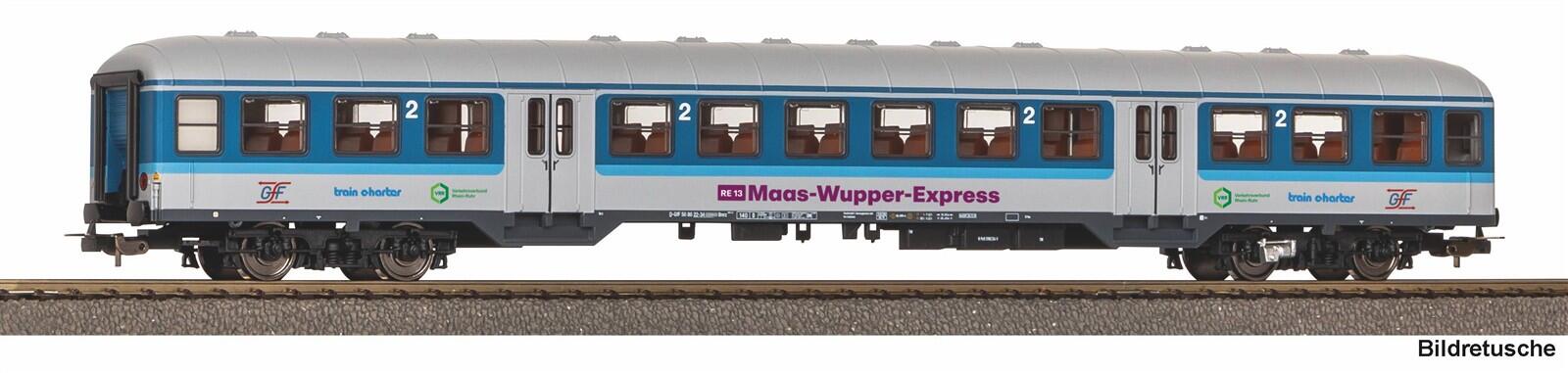 Piko 23604 H0 Nahverkehrswagen 2.Klasse Maas-Wupper-Express GFF VI