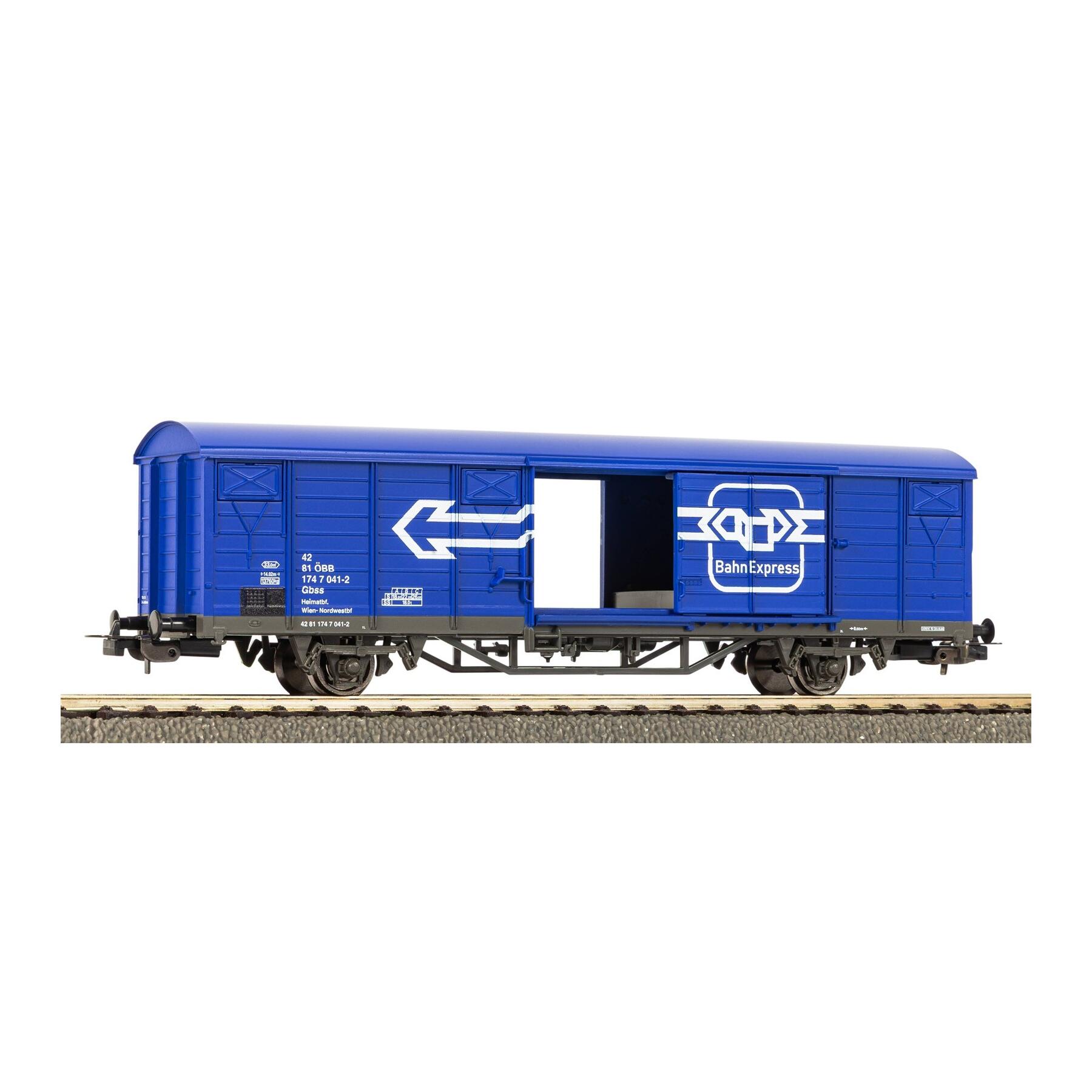 Piko 24556 H0 Gedeckter Güterwagen Gbs BahnExpress ÖBB IV