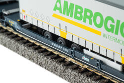 Piko 24635 H0 Taschenwagen T3000e Wascosa mit 2 "Ambrogio" Trailern