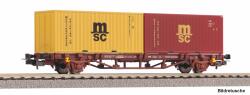 Piko 27750 H0 Containertragwagen 2 x 20 MSC Container FS V