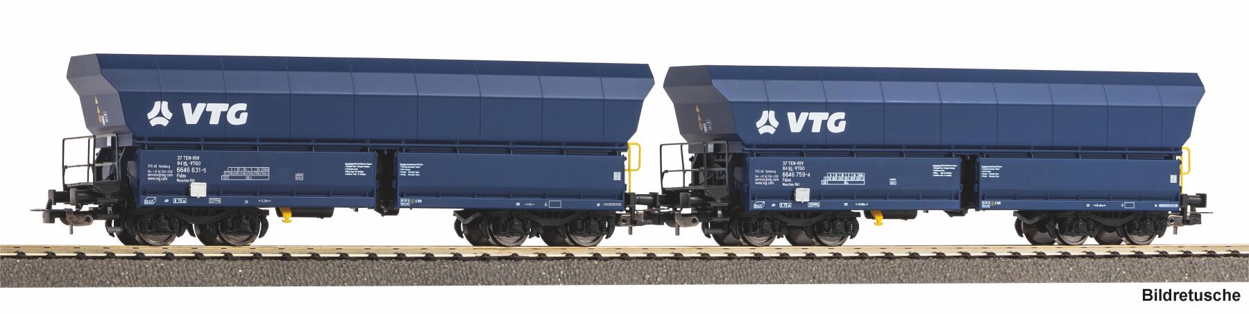 Piko 28342 H0 2er Set Selbstentladewagen Falns176 VTG NL VI