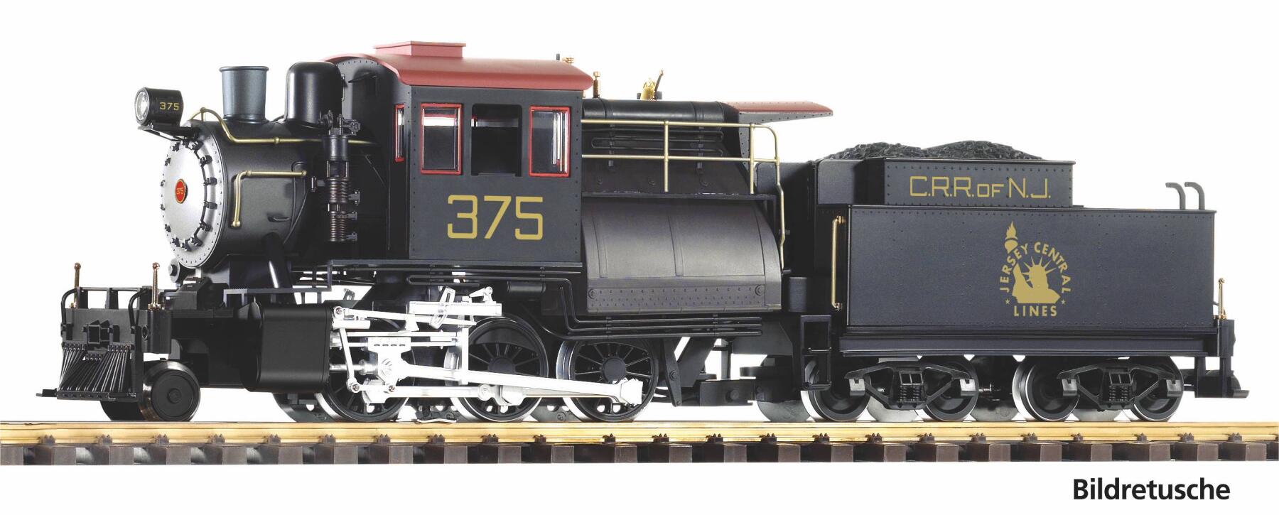 Piko 38280  G Dampflokomotive mit Tender "Camelback" CNJ R/C (inklSound)