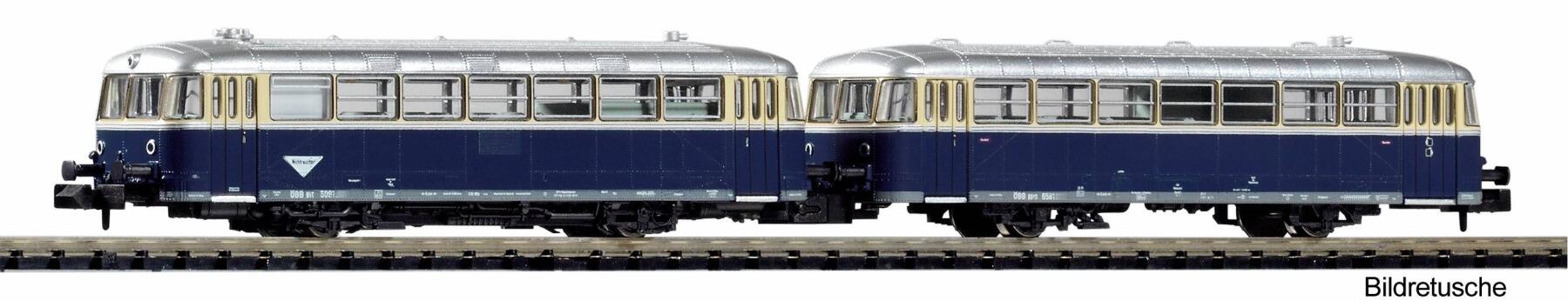 Piko 40256  N Schienenbus 5081 mit Steuerwagen ÖBB IV 2-teillig
