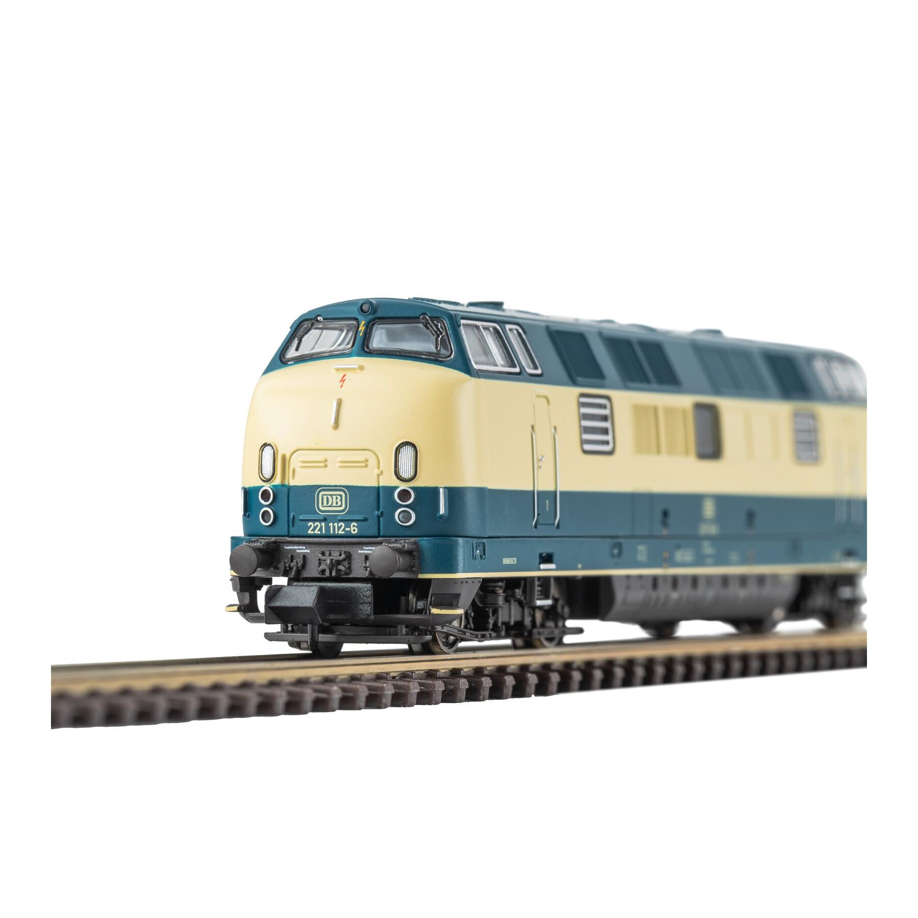 Piko 40513 N Diesellokomotive BR 221 blau beige DB IV - Sound Version