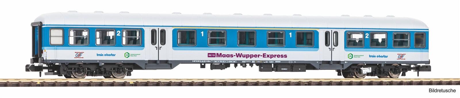 Piko 40655  N Personenwagen n-Wagen 1/ 2.Klasse Maas-Wupper-Express GFF VI