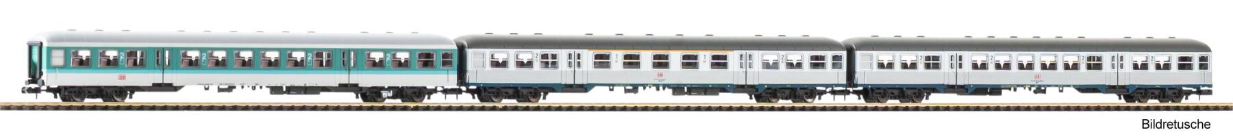 Piko 40656  N 3er Set Personenwagen Silberling DB AG V