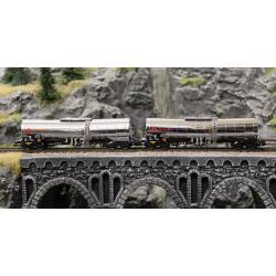 Piko 47683 TT 2-teiliger Set Chemiekesselwagen Ermewa VI