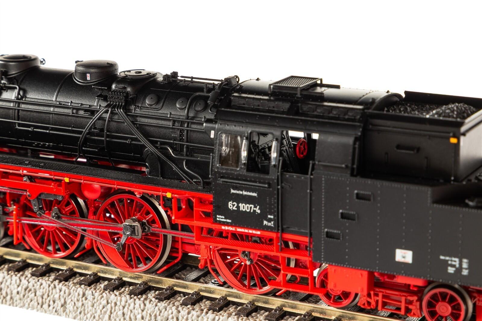 Piko 50711 H0 Dampflokomotive BR 62 DR IV - Sound Version und Dampfgenerator