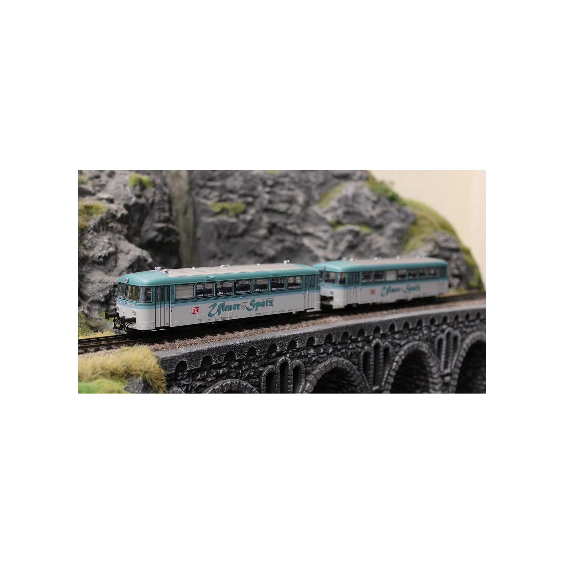 Piko 52149 H0 Dieseltriebwagen BR 798 + Steuerwagen Ulmer Spatz DB AG V