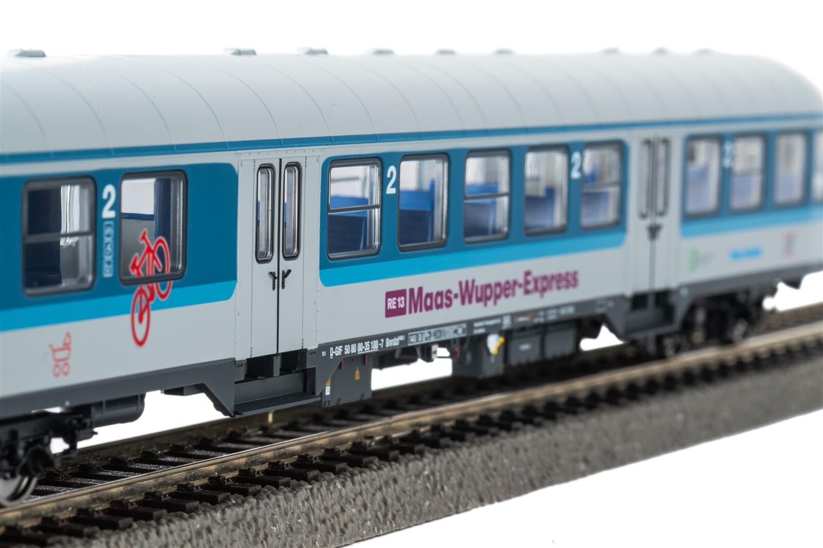 Piko 58528 H0 Nahverkehrssteuerwagen Wittenberg 2.Klasse Maas-Wupper-Express GFF VI