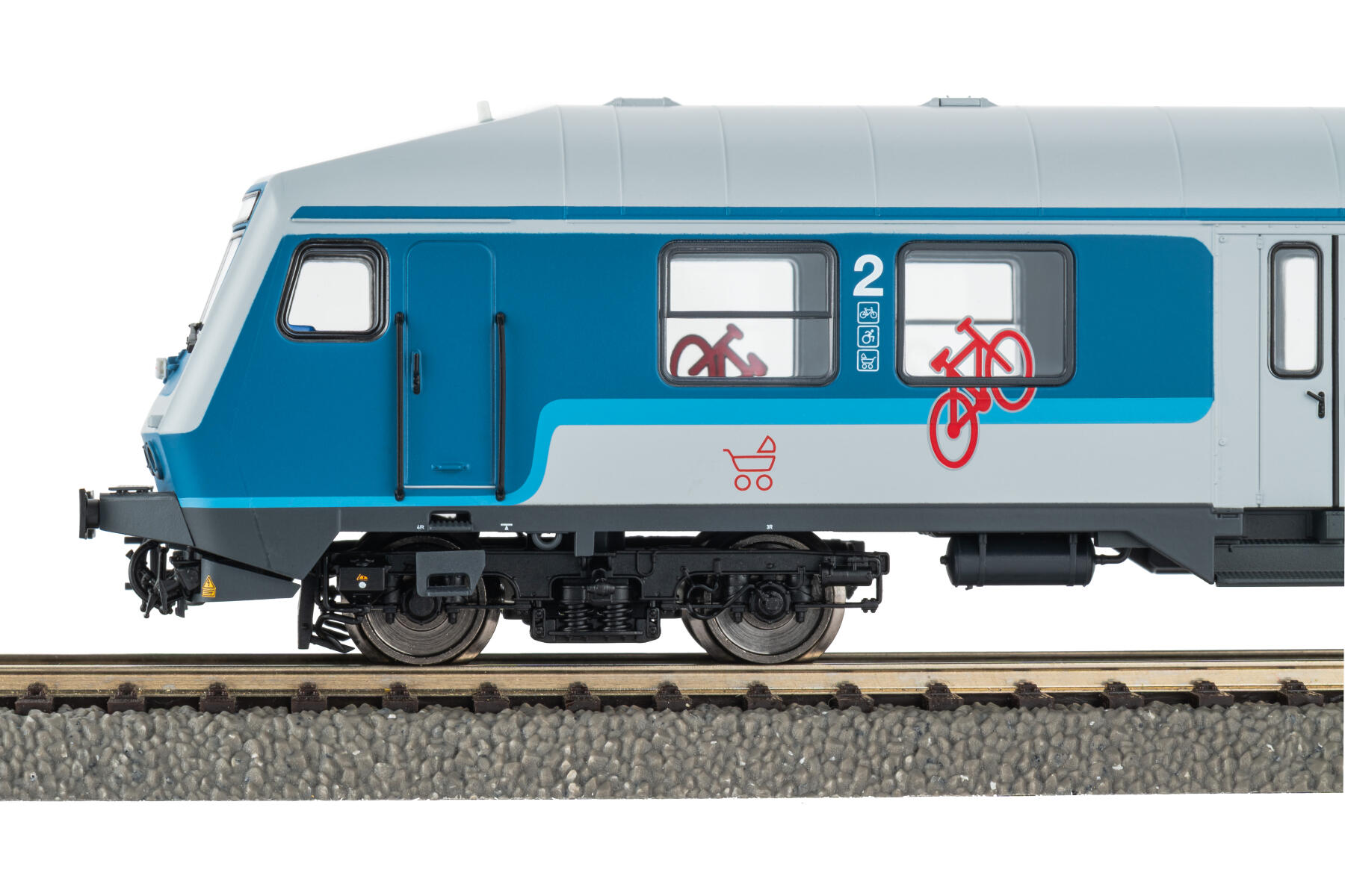 Piko 58529 H0~ Nahverkehrssteuerwagen Wittenberg 2.Klasse Maas-Wupper-Express GFF VI - AC