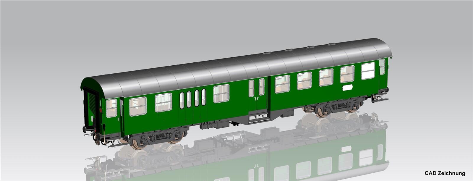 Piko 58862 H0 Umbauwagen 2Klmit Gepäckabteil BD4yg DB IV