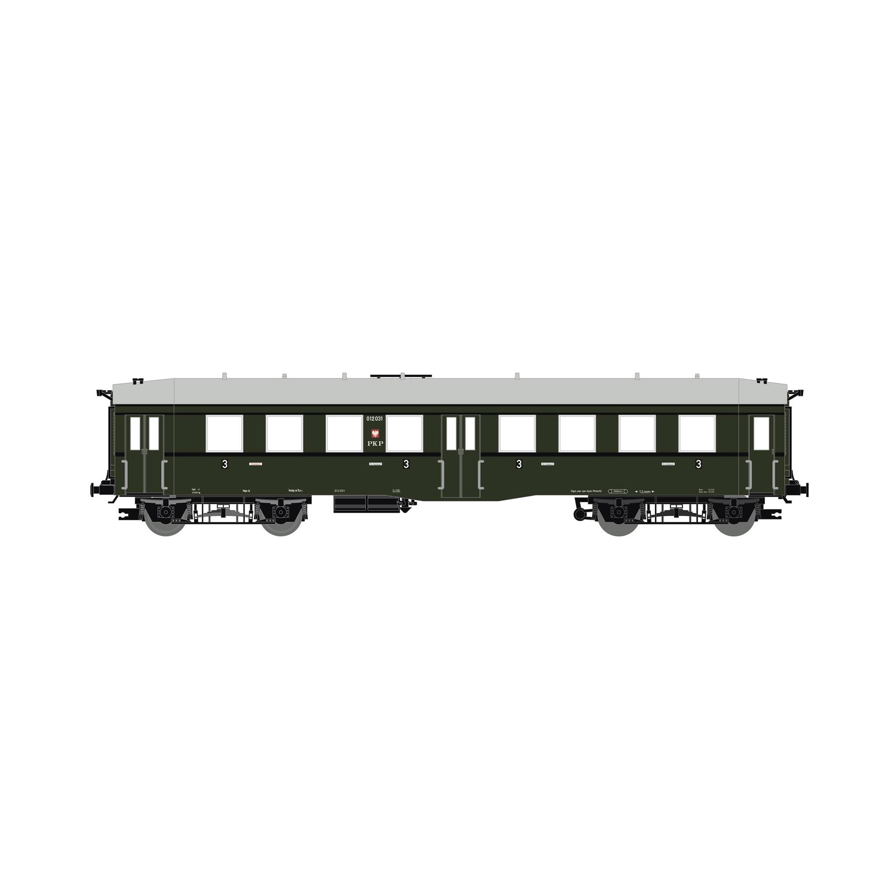 Saxonia 120052 TT Reisezugwagen "Altenberg" Cix 3. Klasse 2.BN