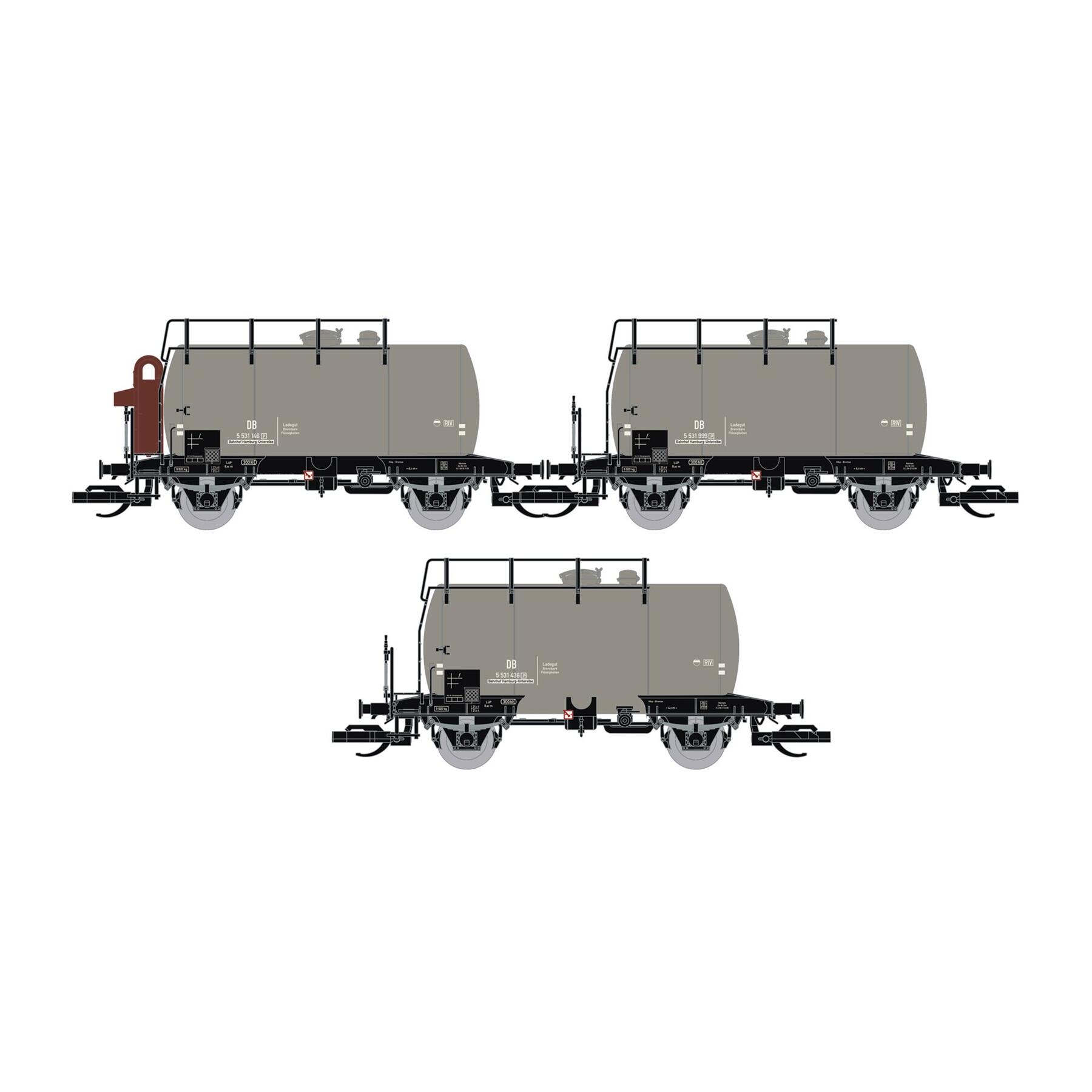 Saxonia 120151 TT 3er Set Kesselwg. Deutz, DB Ep.III