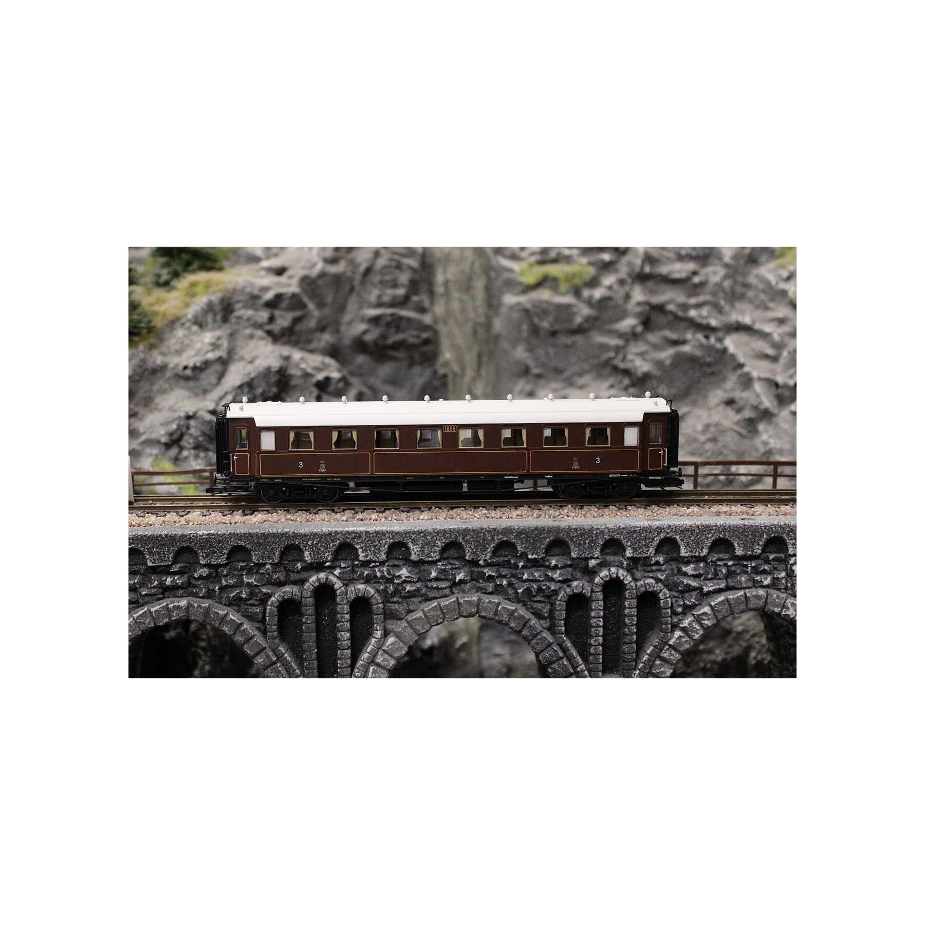Saxonia 120176 TT Personenwagen C4Ü Sa 07 m. Beleuchtung, K.Sächs.Sts.E.B., Ep. I
