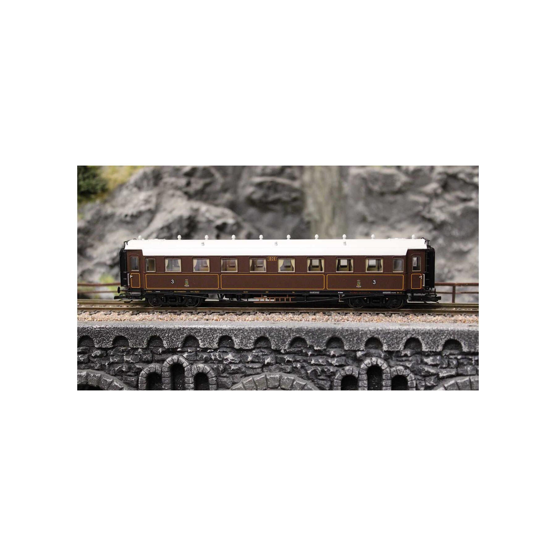 Saxonia 120176 TT Personenwagen C4Ü Sa 07 m. Beleuchtung, K.Sächs.Sts.E.B., Ep. I