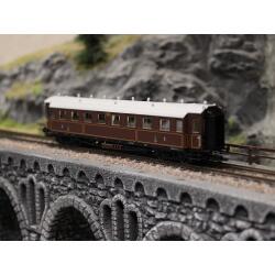 Saxonia 120176 TT Personenwagen C4Ü Sa 07 m. Beleuchtung, K.Sächs.Sts.E.B., Ep. I