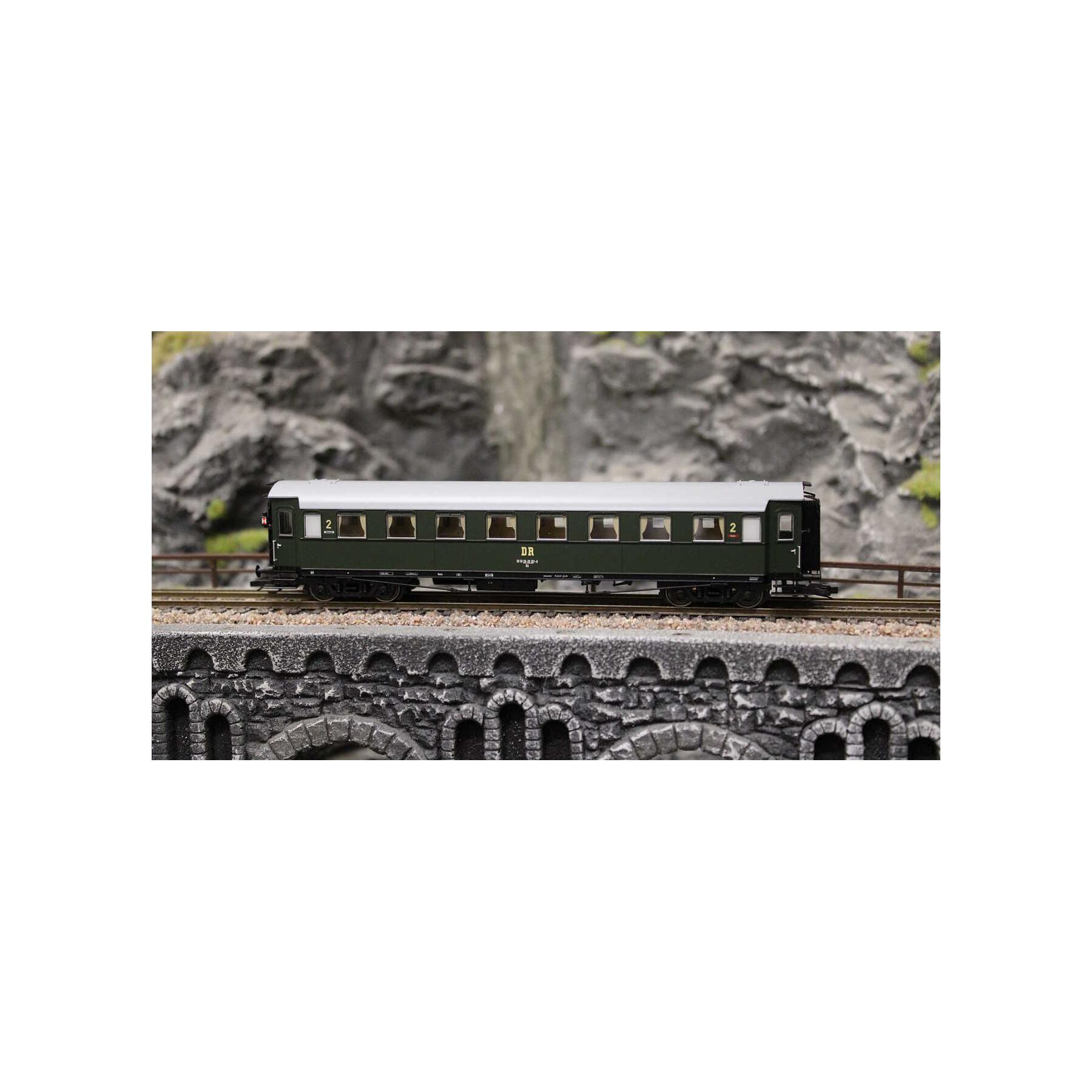 Saxonia 120230 TT Personenwagen C4Ü Sa 07, Schlusswg. m. Beleuchtung DR Ep.IV