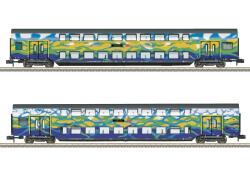 Trix 18298 N Doppelstockwagen-Set Touristiik