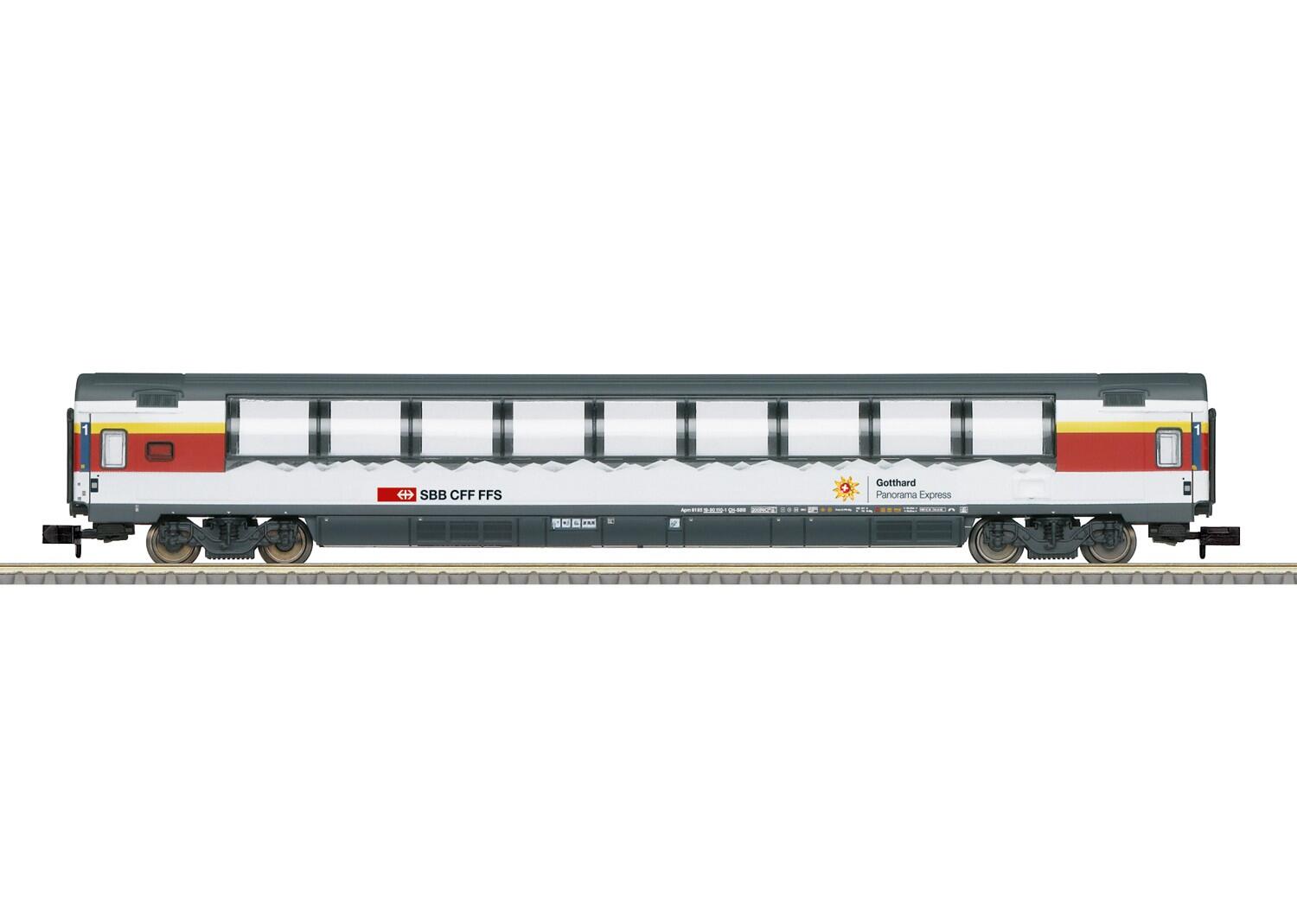 Trix 18622 N EuroCity Panoramawagen SBB