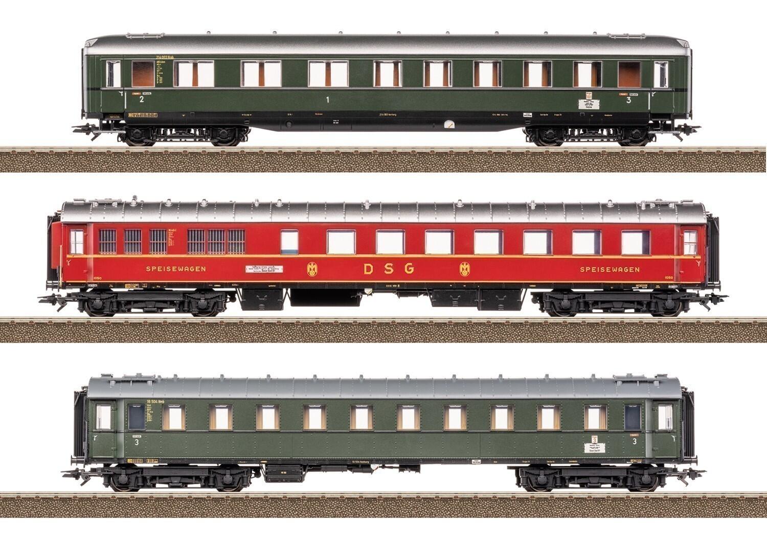 Trix 23623 H0 Schnellzugwagen-Set 2 zum D 74